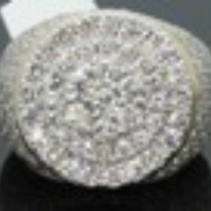 18K GOLD-PLATED COLOR SEPARATION MEN'S RING F